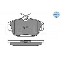 025 201 6418 MEYLE Комплект гальмівних колодок дисковий гальм