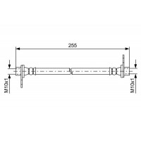 1 987 481 585 BOSCH Гальмівний шланг