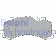 LP3307 DELPHI Комплект гальмівних колодок дисковий гальм