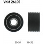 VKM 26105 SKF Паразитный / Ведущий ролик, Зубчастий ремінь