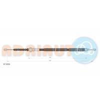 07.0235 ADRIAUTO Тросик, cтояночный тормоз