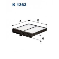 Фільтр повітря у внутрішньому просторі FILTRON K 1362