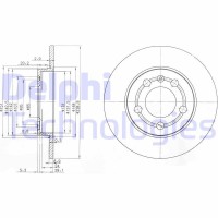 BG3738 DELPHI Гальмівний диск