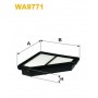 WA9771 WIX FILTERS Повітряний фільтр