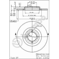 14020 AP Гальмівний диск