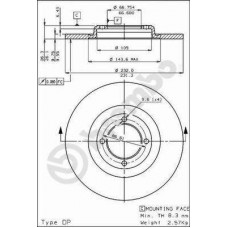 14020 AP Гальмівний диск