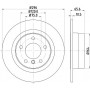 8DD 355 111-301 HELLA PAGID Гальмівний диск