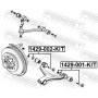 1429001KIT FEBEST Болт регулювання розвалу коліс