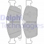 LP2275 DELPHI Комплект гальмівних колодок дисковий гальм