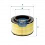 27.B74.00 UFI Повітряний фільтр
