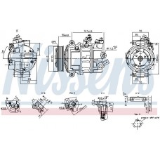 890893 NISSENS Компресор кондиціонера
