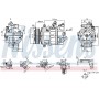 890893 NISSENS Компресор кондиціонера