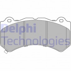 LP3154 DELPHI Комплект гальмівних колодок дисковий гальм