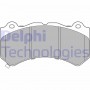 LP3154 DELPHI Комплект гальмівних колодок дисковий гальм