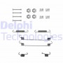 LY1112 DELPHI Комплектуючі гальмівна колодка