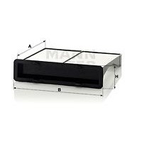 CU 22 004 MANN-FILTER Фільтр повітря у внутрішньому просторі
