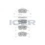 182279 ICER Комплект гальмівних колодок дисковий гальм