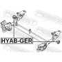 HYAB-GER FEBEST Втулка, балка моста