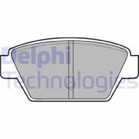 LP533 DELPHI Комплект гальмівних колодок дисковий гальм