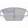 LP533 DELPHI Комплект гальмівних колодок дисковий гальм