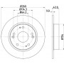 8DD 355 118-991 HELLA PAGID Гальмівний диск