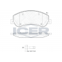 141793-204 ICER Комплект гальмівних колодок дисковий гальм