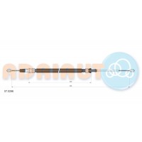 07.0296 ADRIAUTO Тросик, cтояночный тормоз