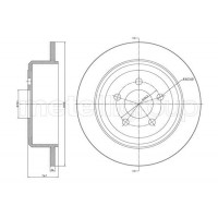 800-1684C CIFAM Гальмівний диск