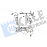 342300 KALE OTO RADYATÖR Интеркулер