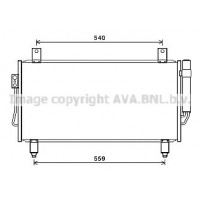 MT5252D AVA QUALITY COOLING Конденсатор кондиціонера