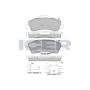 182131-067 ICER Комплект гальмівних колодок дисковий гальм