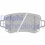LP2188 DELPHI КомплеК т гальмівних колодок, дискове гальмо