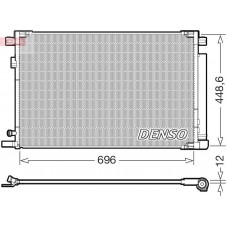 DCN50128 DENSO Конденсатор кондиціонера