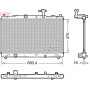 DRM47038 DENSO Радіатор охолодження двигуна