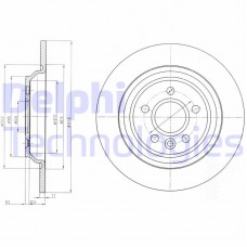 BG4239C DELPHI Гальмівний диск