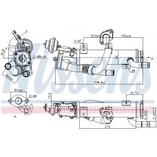 989329 NISSENS Радіатор рециркуляція ОГ