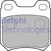 LP590 DELPHI Комплект гальмівних колодок дисковий гальм