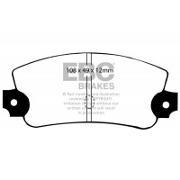 DP231 EBC Brakes Комплект гальмівних колодок дисковий гальм