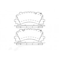 P 85 170 BREMBO КомплеК т гальмівних колодок, дискове гальмо