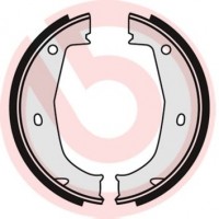 S 06 508 BREMBO Комплект гальмівних колодок, стояночная тормозная система