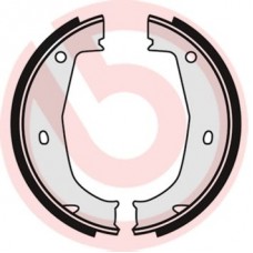 S 06 508 BREMBO Комплект гальмівних колодок, стояночная тормозная система