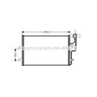 MZ5186 AVA QUALITY COOLING Конденсатор кондиціонера