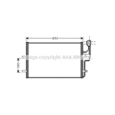 MZ5186 AVA QUALITY COOLING Конденсатор кондиціонера