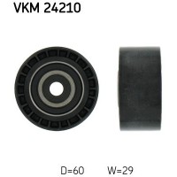 VKM 24210 SKF Паразитный / Ведущий ролик, Зубчастий ремінь