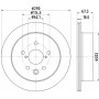 8DD 355 134-531 HELLA PAGID Гальмівний диск