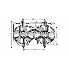 DN7513 AVA QUALITY COOLING Вентилятор охолодження двигуна