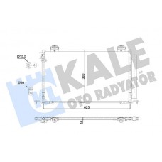 350705 KALE OTO RADYATÖR Конденсатор кондиціонера
