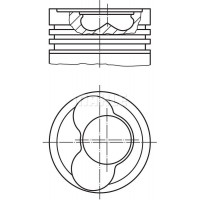 030 66 02 MAHLE Поршень