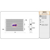 93512 AHE Теплообмінник обігрів салону