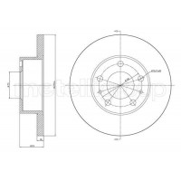 23-0339 METELLI Гальмівний диск